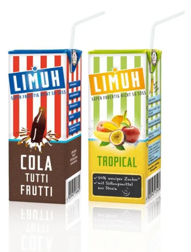 Bild: LIMUH erweitert sein kalorienreduziertes Sortiment um 3 außergewöhnliche mit Stevia gesüßte Sorten