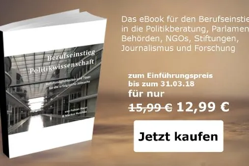 eBook zum Berufseinstieg in Politik & Kommunikation Bild: eBook zum Berufseinstieg in Politik & Kommunikation