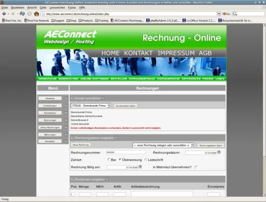 Für Kleinunternehmen nach § 19 UStG geeignet: kostenlose Online-Plattform zur Rechnungserstellung Bild: Für Kleinunternehmen nach § 19 UStG geeignet: kostenlose Online-Plattform zur Rechnungserstellung