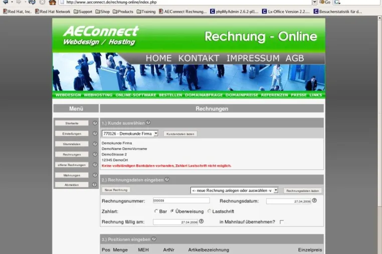 Für Kleinunternehmen nach § 19 UStG geeignet: kostenlose Online-Plattform zur Rechnungserstellung Bild: Für Kleinunternehmen nach § 19 UStG geeignet: kostenlose Online-Plattform zur Rechnungserstellung