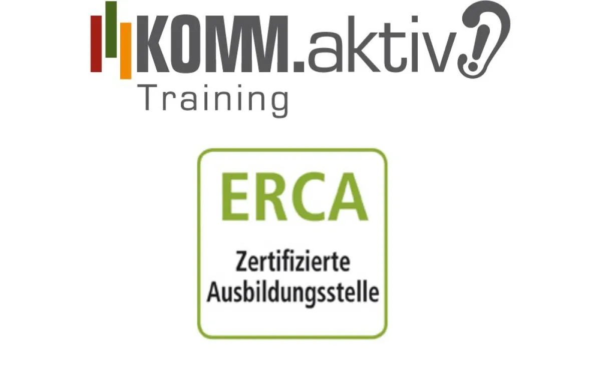 KOMM.aktiv ist ERCA-Zertifizierte Ausbildungsstelle