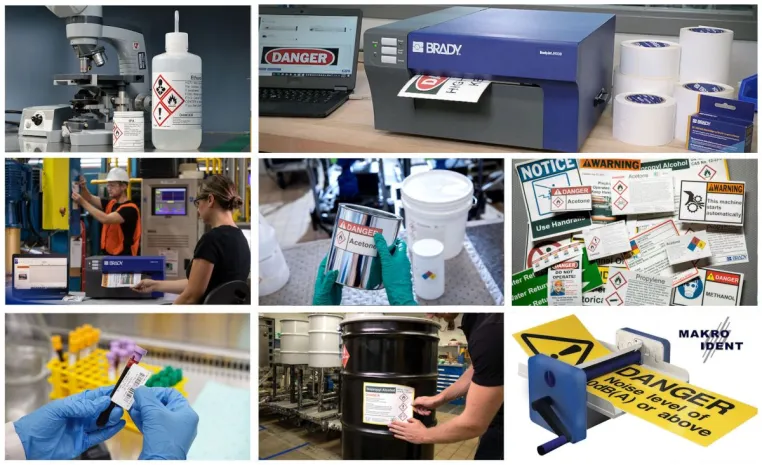 Bild: BradyJet J4000 InkJet-Vollfarbdrucker für die Sicherheitskennzeichnung