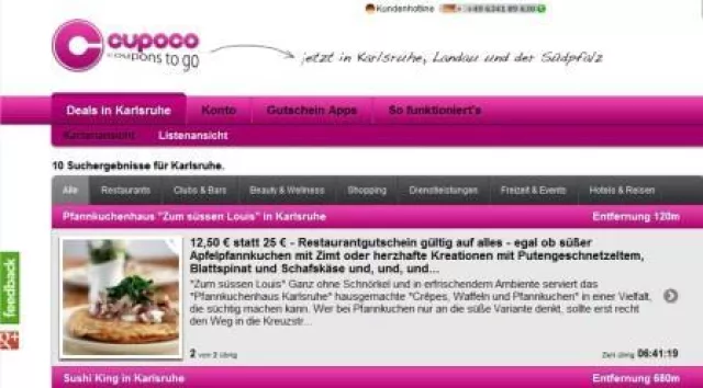 Mittelstandspreis 2012 ausgelobt: Cupoco unter den TOP 20 in der Kategorie E-Commerce Bild: Mittelstandspreis 2012 ausgelobt: Cupoco unter den TOP 20 in der Kategorie E-Commerce