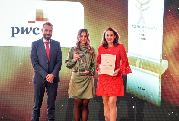 Bild: PricewaterhouseCoopers GmbH Wirtschaftsprüfungsgesellschaft gewinnt Sonderpreis Gesundheitskommunikation