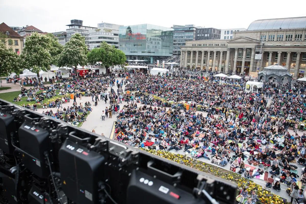 Portafloor als sicherer Untergrund für Trickfilmfans | Copyright Film- und Medienfestival gGmbH