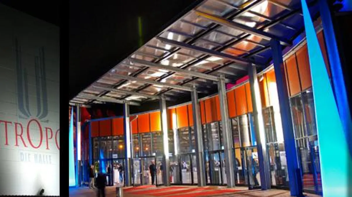 Foyer der Metropolishalle Berlin Babelsberg - Ort der 19. ITVA-Gala mit Preisverleihung