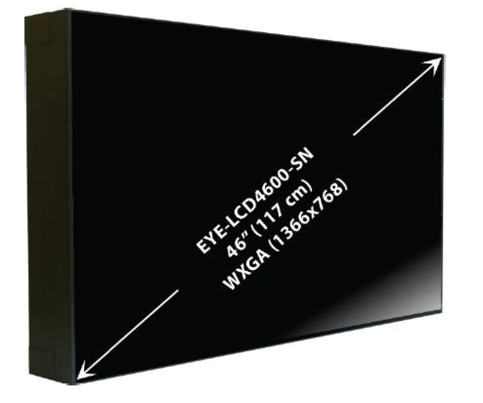 stegloser LCD Bildschirm - Vermietung und Vertrieb durch Rent Event Tec GmbH