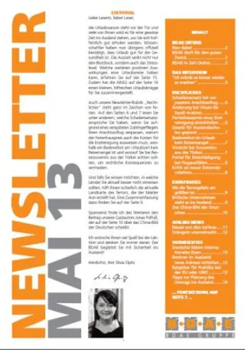 Bild: Die Mai-Ausgabe von "Leben & Arbeiten im Ausland" ist erschienen