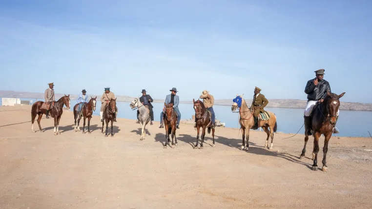 Performative Installation mit Künstler*innen aus Namibia und Deutschland Bild: Performative Installation mit Künstler*innen aus Namibia und Deutschland