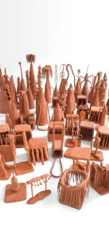 Bild: Dommuseum Frankfurt am Main - \"Das Dorf\" von Thomas Weber