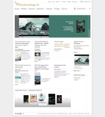 Relaunch des Internetportals der S. Fischer Verlage mit SixCMS: Schöner, moderner und deutlich mehr Service Bild: Relaunch des Internetportals der S. Fischer Verlage mit SixCMS: Schöner, moderner und deutlich mehr Service