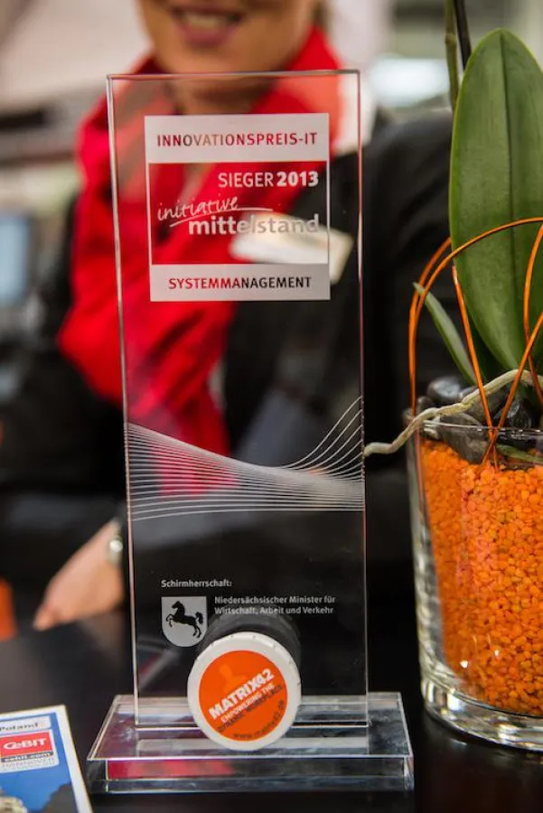 Matrix42 gewinnt den Innovationspreis-IT 2013 in der Kategorie Systemmanagement