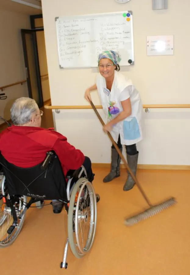 Aktivierungsstunde im Seniorenzentrum der Zieglerschen