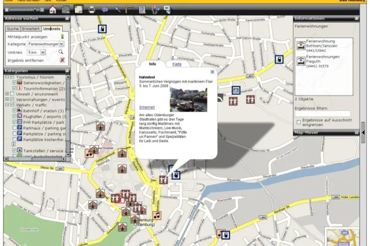 GeoCMS auf Basis Google Maps für Bürgerportale im Web Bild: GeoCMS auf Basis Google Maps für Bürgerportale im Web