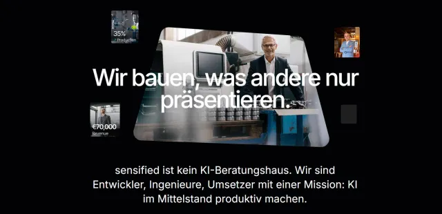 Bild: sensified AI startet als Umsetzungspartner für KI im deutschen Mittelstand