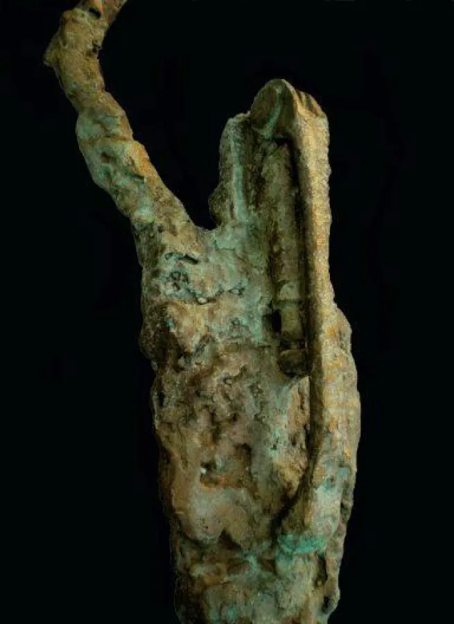 Robin Horsch: Bronzeguss 2009, Detail.