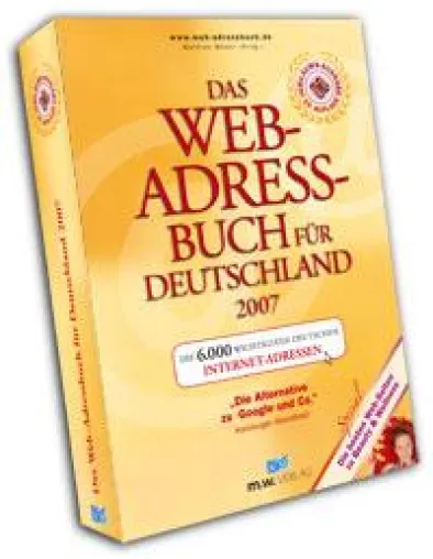Bild: Das neue Web-Adressbuch für Deutschland 2007 erscheint am 18.09.2006