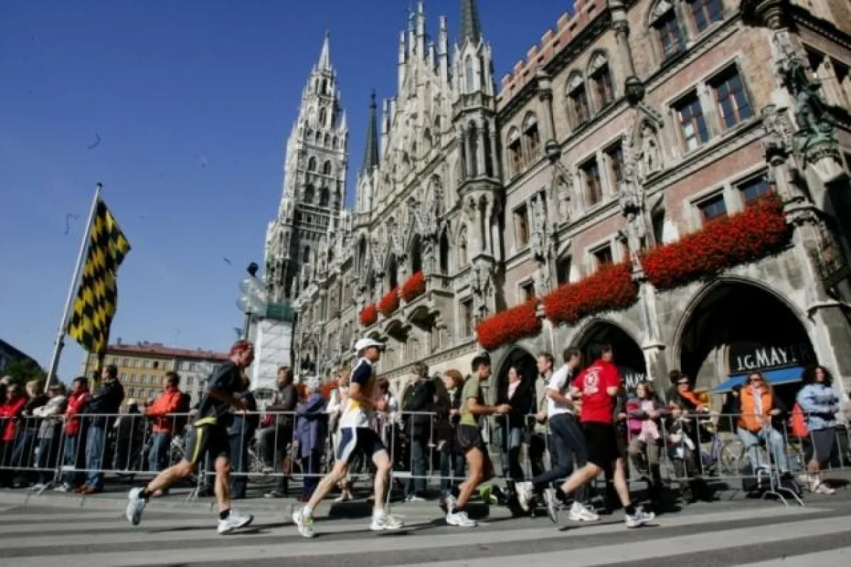 Der Marathonkurs in München gleicht einer Sightseeingtour.