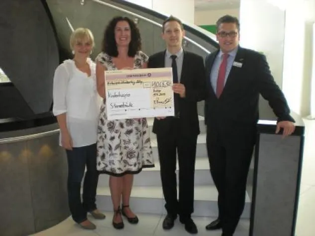 Spendenübergabe im Radisson Blu Hotel in Hamburg Bild: Spendenübergabe im Radisson Blu Hotel in Hamburg