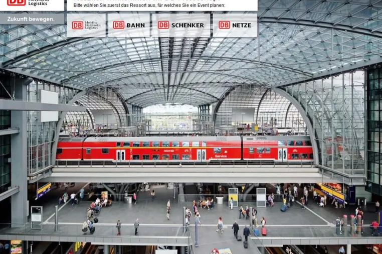 formativ Webdesign Frankfurt erstellt Onlineshop für Veranstaltungsmanagement der Deutschen Bahn Bild: formativ Webdesign Frankfurt erstellt Onlineshop für Veranstaltungsmanagement der Deutschen Bahn