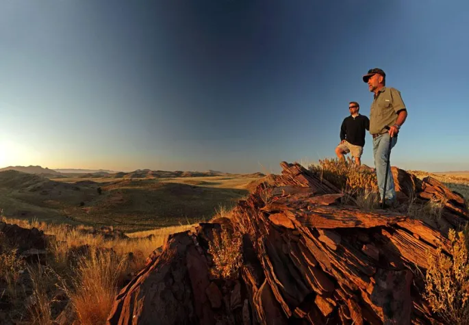 Bild: Freiheit bis zum Horizont in Namibia