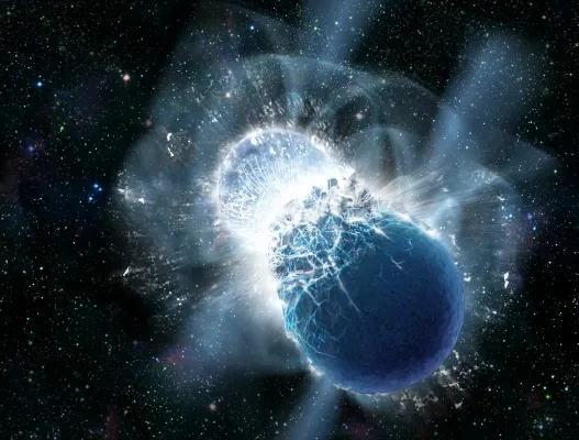 Neutronensternverschmelzungen mit künstlicher Intelligenz verstehen Bild: Neutronensternverschmelzungen mit künstlicher Intelligenz verstehen