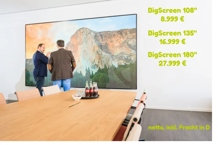 Bild: m.i.b launcht den LED-"BigScreen"
