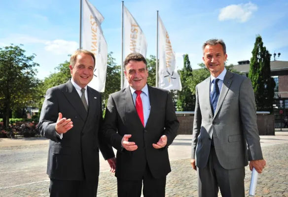 Bild: Höhenempfang für hohen Besuch