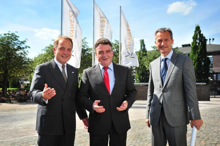 Bild: Höhenempfang für hohen Besuch