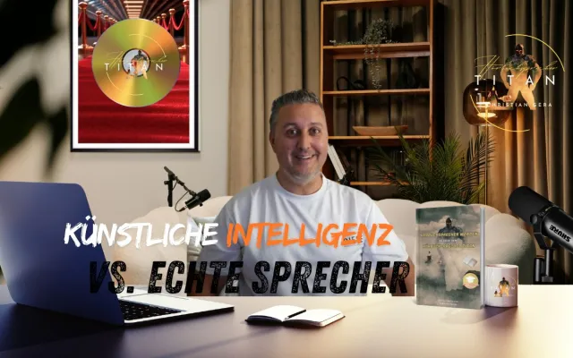 Bild: Hörbuchsprecher werden mit Christian Gera – Die Stimme als echte Kunstform setzt Zeichen gegen KI