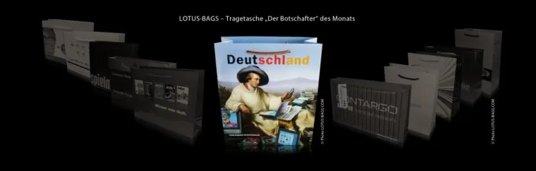 Bild: LOTUS BAGS – Tragetasche „Der Botschafter“ des Monats