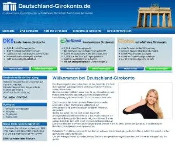 Bild: Deutsches Girokonto - Anbieter im Vergleich