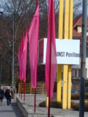 Bild: Heinz Zander im Kunstpavillon Eisenach