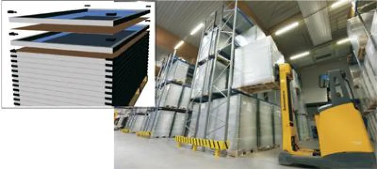 Modulverpackung bei Sovello mit Hilfe der Spezialisten von Antalis optimiert Bild: Modulverpackung bei Sovello mit Hilfe der Spezialisten von Antalis optimiert