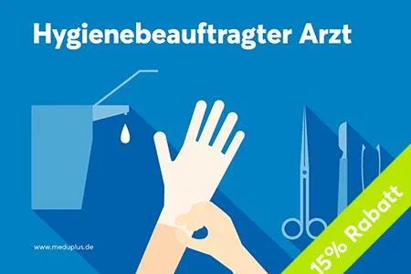 Bild: 15% Eröffnungsrabatt - Blended Learning für Hygienebeauftragte Ärzte und Pflege