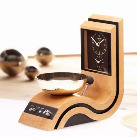 Bild: Vergleich von Zen Weckern - digitale oder echte Klangschale?