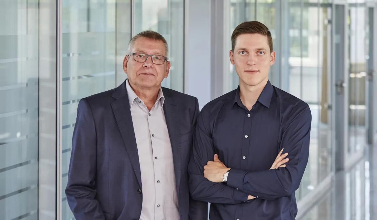 Eckart und Mathias Renz (© Foto: Bernd Eidenmüller)