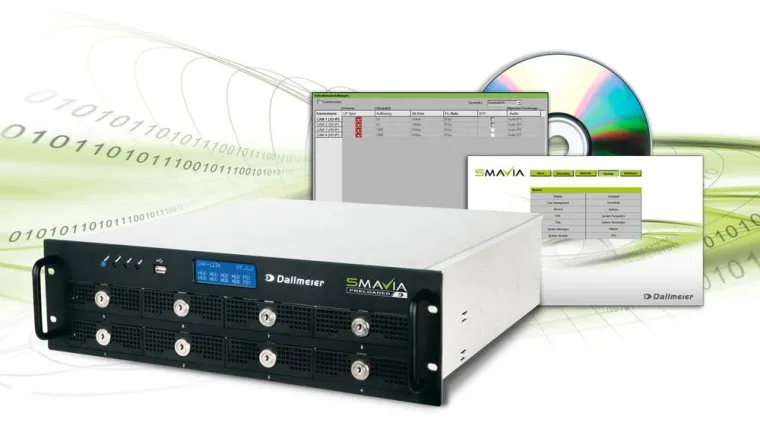 Bild: IPS 2400 SMAVIA Appliance mit integriertem Storage-System