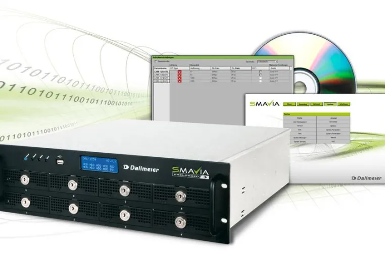Bild: IPS 2400 SMAVIA Appliance mit integriertem Storage-System