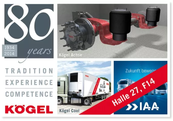 Bild: Kögel auf der IAA Nutzfahrzeuge: „Tradition, Erfahrung und Kompetenz“ helfen, Zukunft zu bewegen