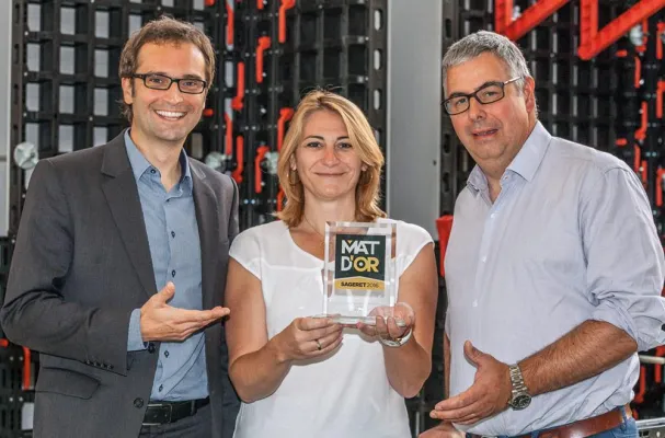 Bild: Gold für die innovative, vielseitige Systemschalung DUO