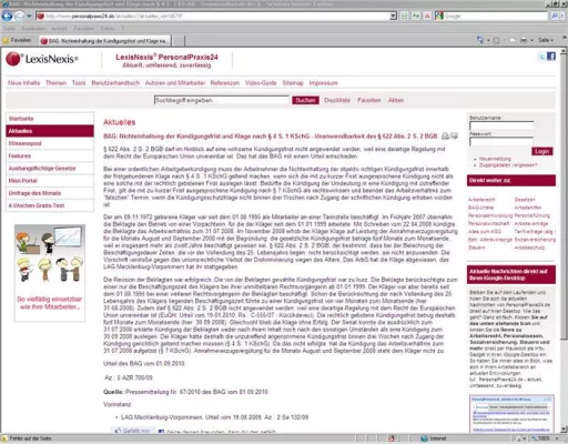 Bild: BAG-Urteil: Arbeitnehmer muss auch gegen falschen Kündigungstermin binnen drei Wochen klagen