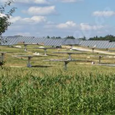 Bild: Baubeginn des Solarparks in Schnaittenbach