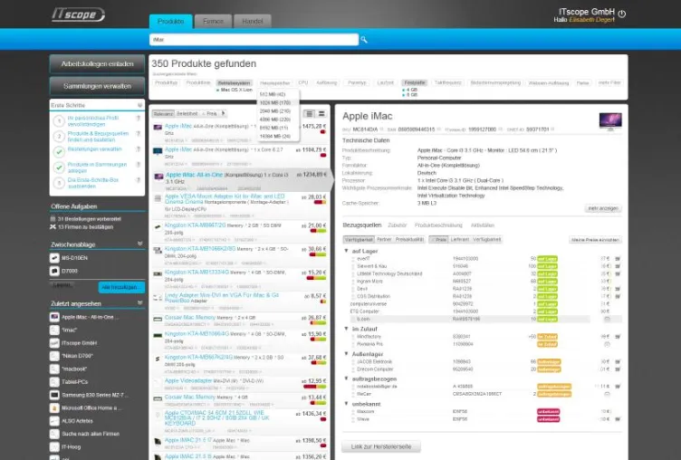ITscope bringt revolutionären Webdienst für den ITK-Channel: Distributorvergleich startet auf www.itscope.com Bild: ITscope bringt revolutionären Webdienst für den ITK-Channel: Distributorvergleich startet auf www.itscope.com