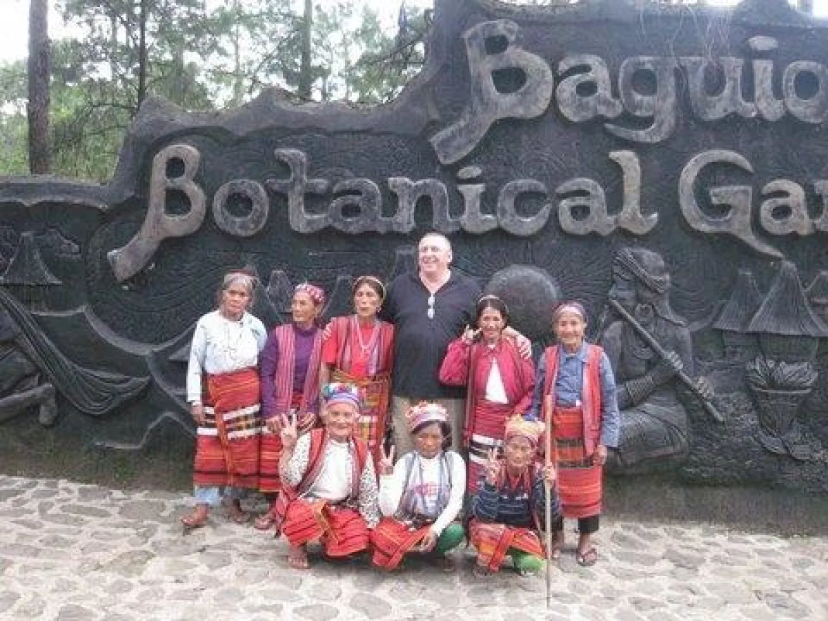 Urs ein Schweizer Besucher unterwegs in Bagio