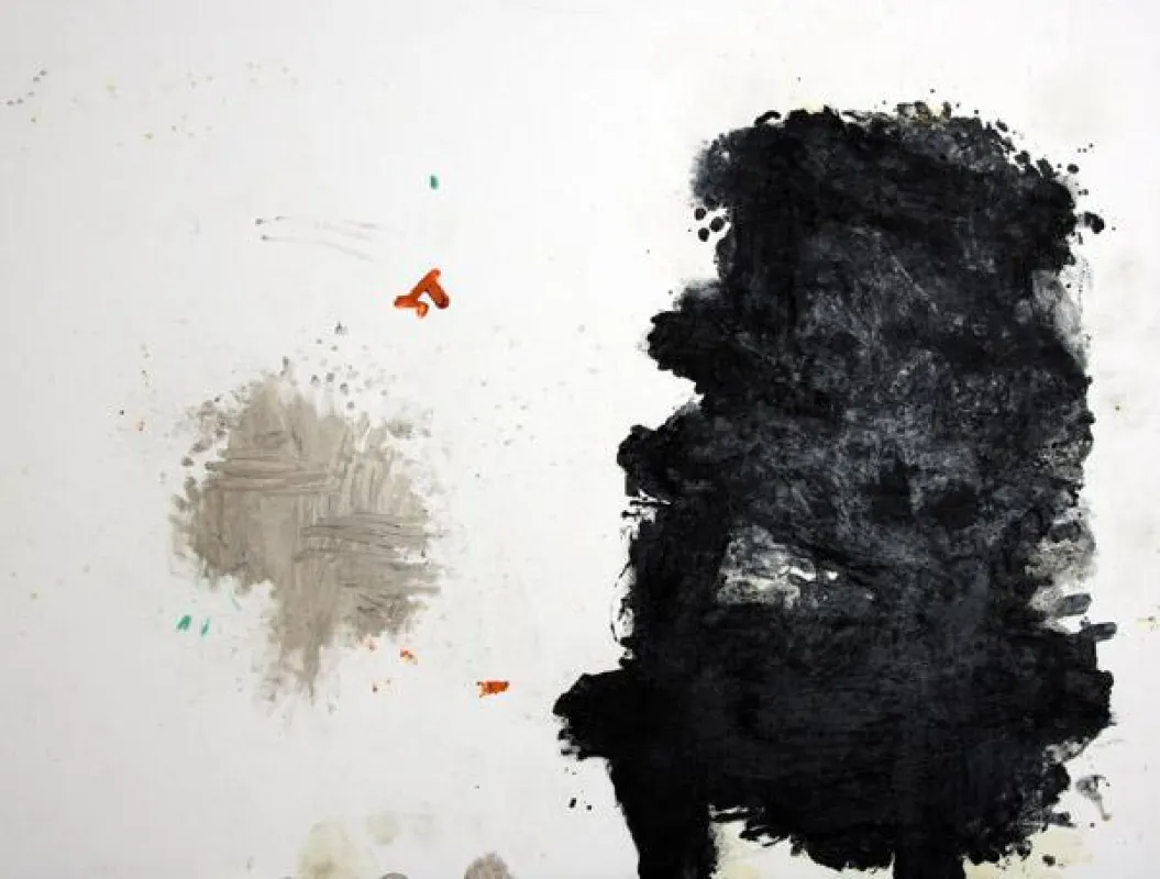 gerade erst verloren gegangen, Mischtechnik auf Leinwand, 2008, 160 x 210 cm