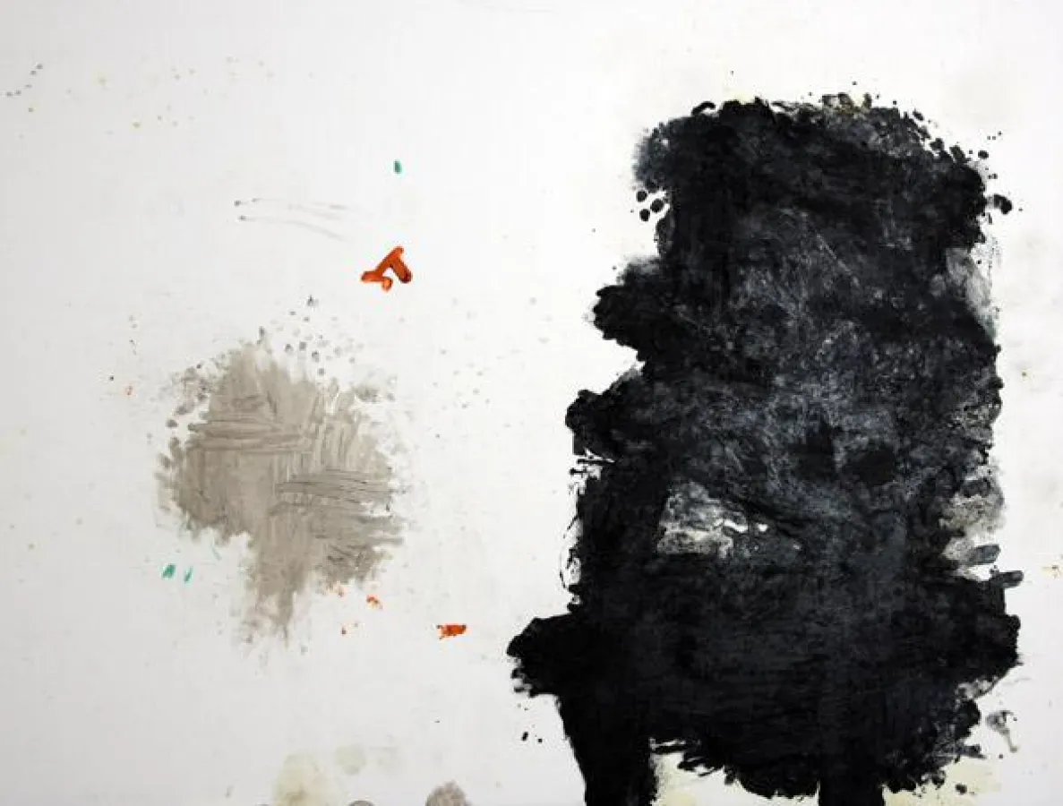 gerade erst verloren gegangen, Mischtechnik auf Leinwand, 2008, 160 x 210 cm