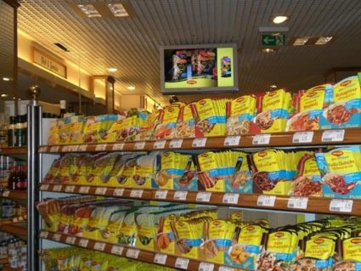 AMBIENT-TV in Einkaufszentren