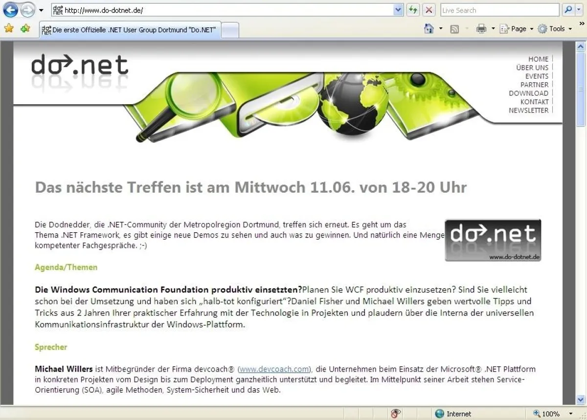 Termin am 11.06 ab 18:00 Uhr.