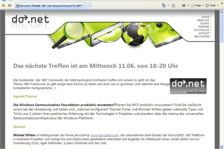 Bild: Internationale .NET Sprecher in Dortmund und Umgebung